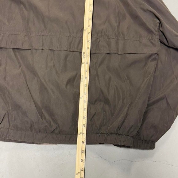 Vintage Y2K Brown Earth Tone Zip Up Bomber Jacket - Picture 5 of 5